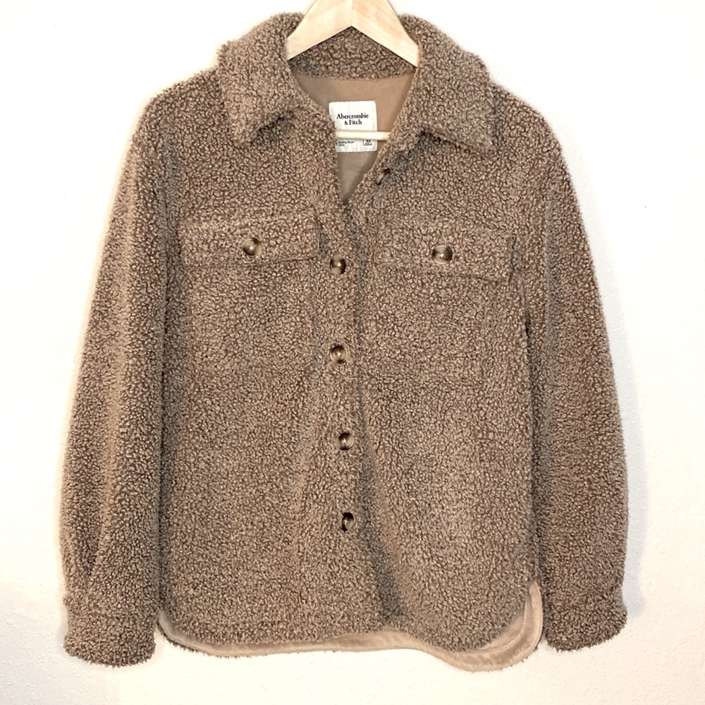 Abercrombie & Fitch Sherpa Shacket. Size XS.